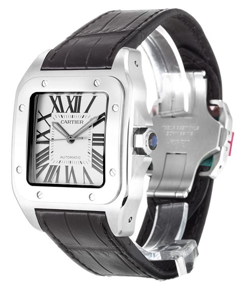 cartier watches santos 100 replica|cartier santos 100 for sale.